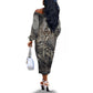 Nephthys Off The Shoulder Long Sleeve Dress Mistress of the House Egyptian Goddess Wings
