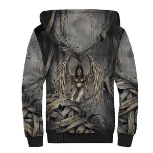 Nephthys Sherpa Hoodie Mistress of the House Egyptian Goddess Wings