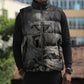 Nephthys Sleeveless Puffer Jacket Mistress of the House Egyptian Goddess Wings
