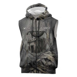 Nephthys Sleeveless Zip Hoodie Mistress of the House Egyptian Goddess Wings