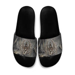 Nephthys Slide Sandals Mistress of the House Egyptian Goddess Wings