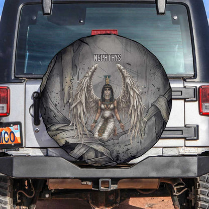 Nephthys Spare Tire Cover Mistress of the House Egyptian Goddess Wings