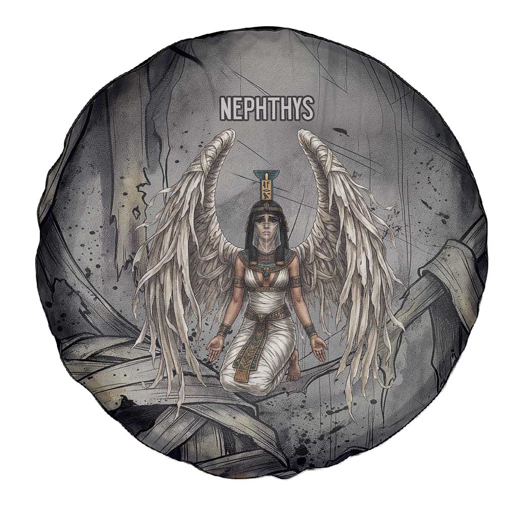 Nephthys Spare Tire Cover Mistress of the House Egyptian Goddess Wings