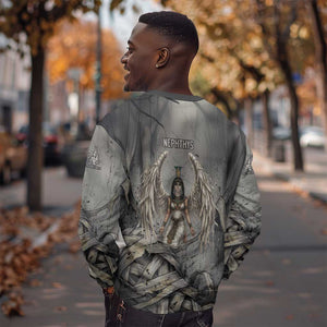 Nephthys Sweatshirt Mistress of the House Egyptian Goddess Wings