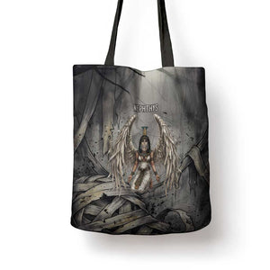Nephthys Tote Bag Mistress of the House Egyptian Goddess Wings
