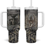 Nephthys Tumbler With Handle Mistress of the House Egyptian Goddess Wings