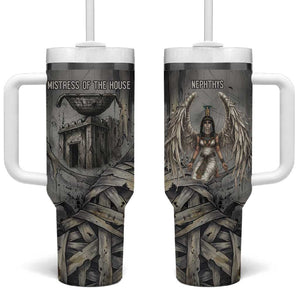Nephthys Tumbler With Handle Mistress of the House Egyptian Goddess Wings