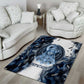 Nephthys Egyptian Area Rug The Dark Sister Falcon Wings Moon Veil