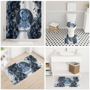 Nephthys Egyptian Bathroom Set The Dark Sister Falcon Wings Moon Veil