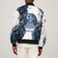 Nephthys Egyptian Bomber Jacket The Dark Sister Falcon Wings Moon Veil