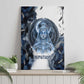 Nephthys Egyptian Canvas Wall Art The Dark Sister Falcon Wings Moon Veil