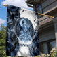 Nephthys Egyptian Garden Flag The Dark Sister Falcon Wings Moon Veil