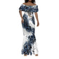Nephthys Egyptian Mermaid Dress The Dark Sister Falcon Wings Moon Veil