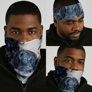 Nephthys Egyptian Neck Gaiter The Dark Sister Falcon Wings Moon Veil