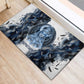 Nephthys Egyptian Rubber Doormat The Dark Sister Falcon Wings Moon Veil