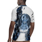 Nephthys Egyptian Rugby Jersey The Dark Sister Falcon Wings Moon Veil