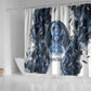 Nephthys Egyptian Shower Curtain The Dark Sister Falcon Wings Moon Veil