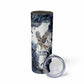 Nephthys Egyptian Skinny Tumbler The Dark Sister Falcon Wings Moon Veil