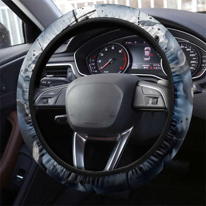 Nephthys Egyptian Steering Wheel Cover The Dark Sister Falcon Wings Moon Veil