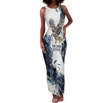 Nephthys Egyptian Tank Maxi Dress The Dark Sister Falcon Wings Moon Veil