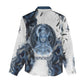 Nephthys Egyptian Women Casual Shirt The Dark Sister Falcon Wings Moon Veil