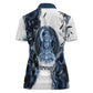 Nephthys Egyptian Women Polo Shirt The Dark Sister Falcon Wings Moon Veil
