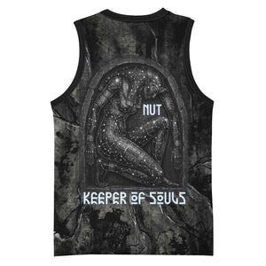 Nut Basketball Jersey Egyptian Keeper of Souls Celestial Stairway Ascension Path Cosmic Goddess of the Night Sky