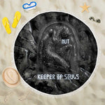 Nut Beach Blanket Egyptian Keeper of Souls Celestial Stairway Ascension Path Cosmic Goddess of the Night Sky