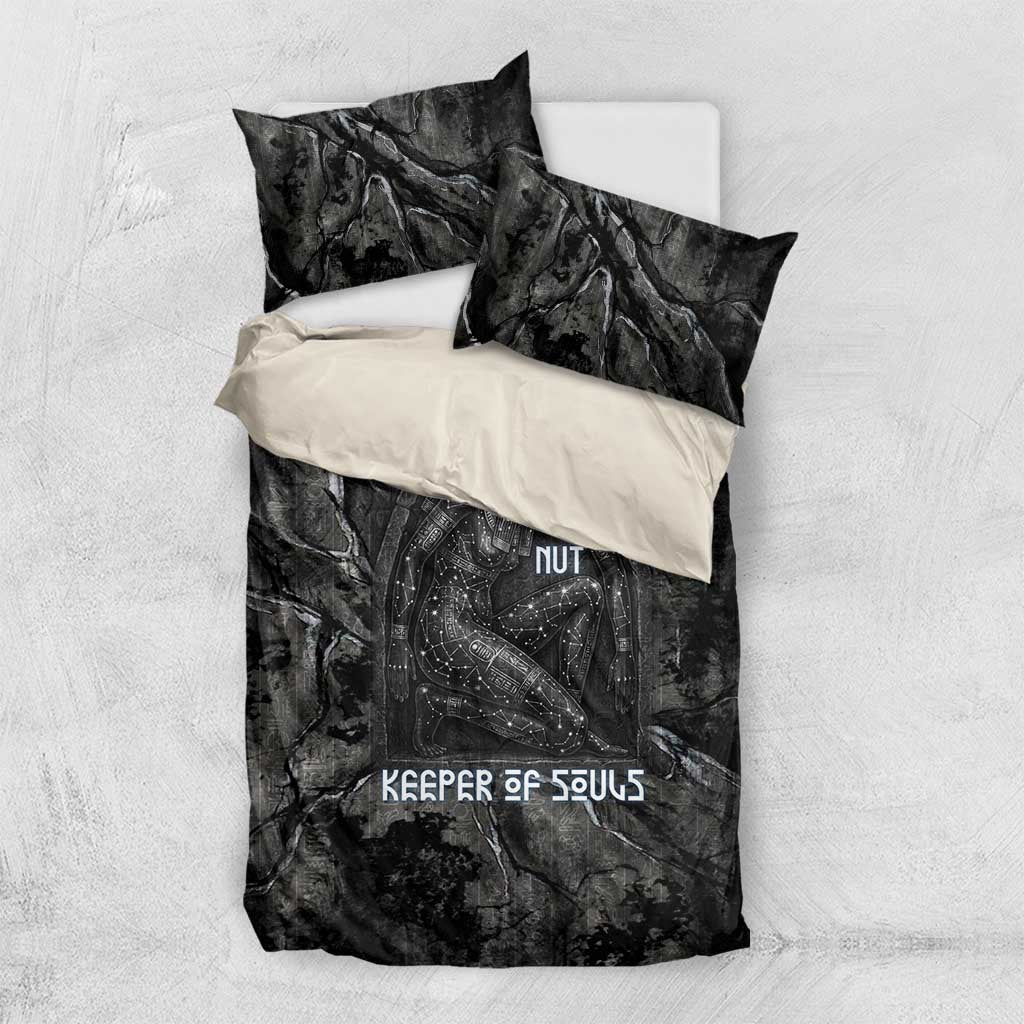 Nut Bedding Set Egyptian Keeper of Souls Celestial Stairway Ascension Path Cosmic Goddess of the Night Sky