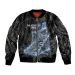 Nut Bomber Jacket Egyptian Keeper of Souls Celestial Stairway Ascension Path Cosmic Goddess of the Night Sky