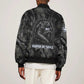 Nut Bomber Jacket Egyptian Keeper of Souls Celestial Stairway Ascension Path Cosmic Goddess of the Night Sky