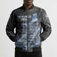 Nut Bomber Puffer Jacket Egyptian Keeper of Souls Celestial Stairway Ascension Path Cosmic Goddess of the Night Sky