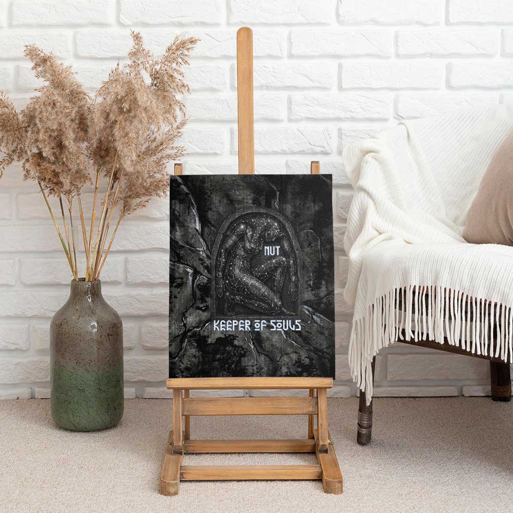 Nut Canvas Wall Art Egyptian Keeper of Souls Celestial Stairway Ascension Path Cosmic Goddess of the Night Sky