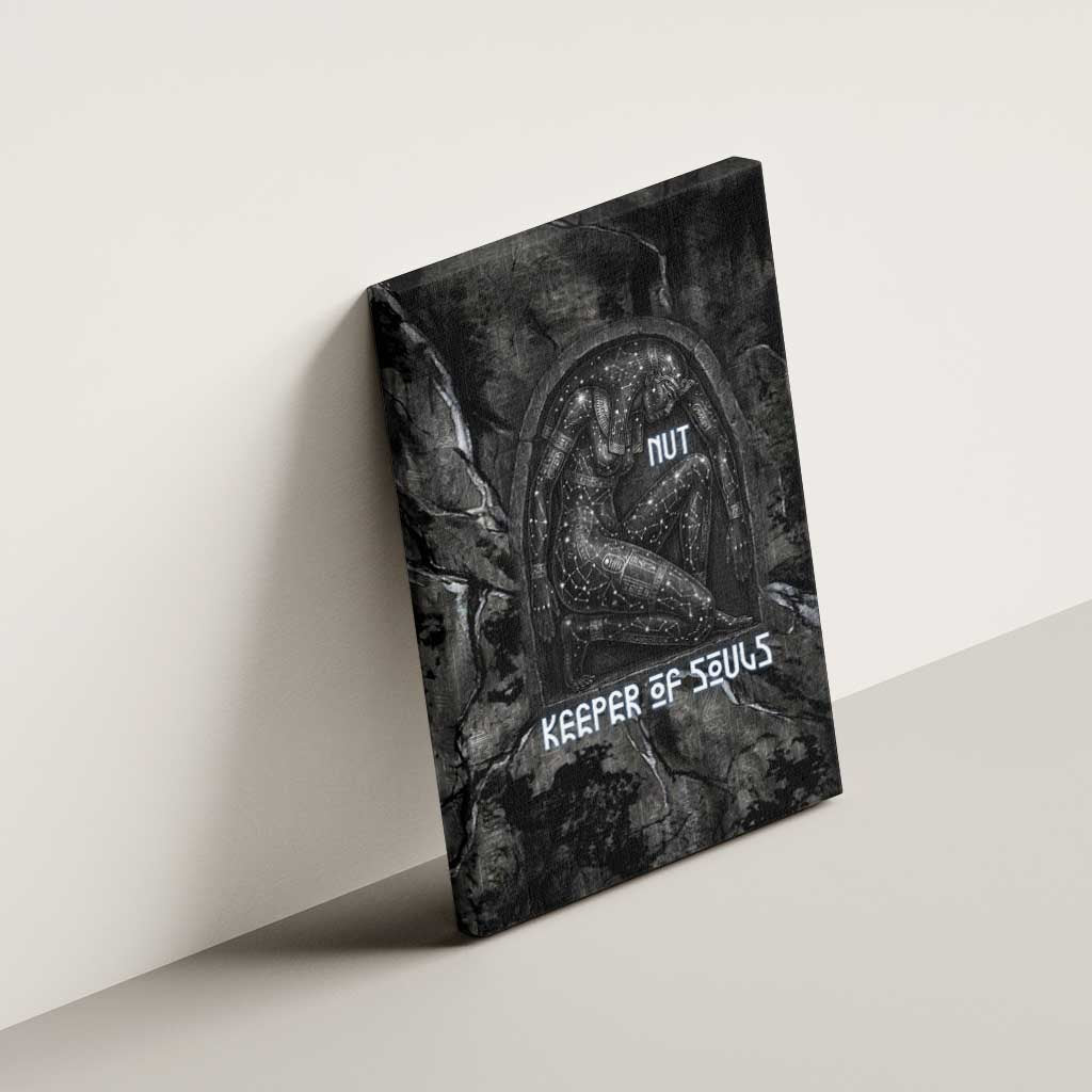 Nut Canvas Wall Art Egyptian Keeper of Souls Celestial Stairway Ascension Path Cosmic Goddess of the Night Sky