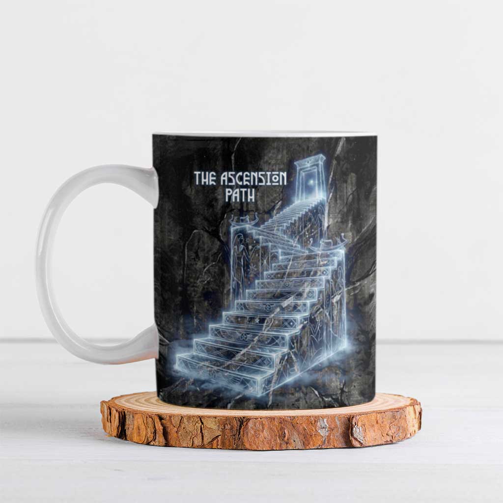 Nut Ceramic Mug Egyptian Keeper of Souls Celestial Stairway Ascension Path Cosmic Goddess of the Night Sky