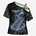 Nut Cross Shoulder Shirt Egyptian Keeper of Souls Celestial Stairway Ascension Path Cosmic Goddess of the Night Sky