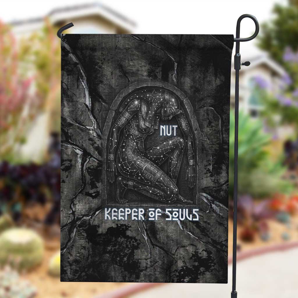 Nut Garden Flag Egyptian Keeper of Souls Celestial Stairway Ascension Path Cosmic Goddess of the Night Sky
