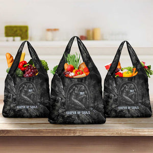 Nut Grocery Bag Egyptian Keeper of Souls Celestial Stairway Ascension Path Cosmic Goddess of the Night Sky