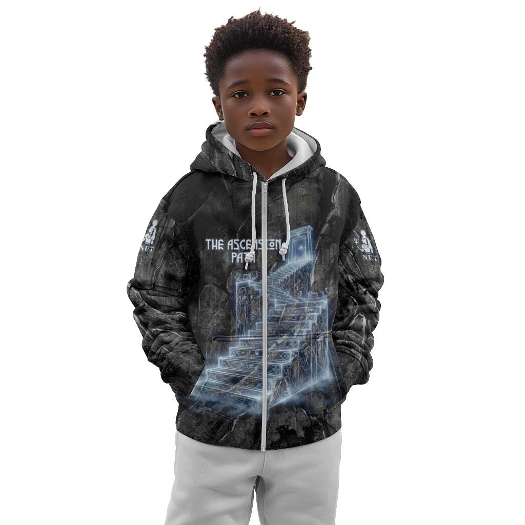 Nut Kid Hoodie Egyptian Keeper of Souls Celestial Stairway Ascension Path Cosmic Goddess of the Night Sky