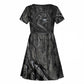 Nut Kid Short Sleeve Dress Egyptian Keeper of Souls Celestial Stairway Ascension Path Cosmic Goddess of the Night Sky