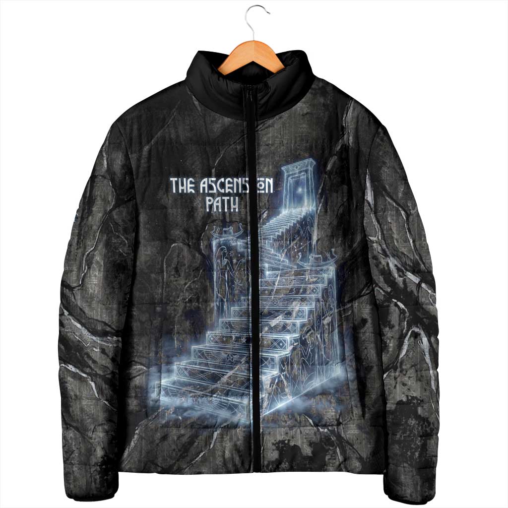 Nut Padded Jacket Egyptian Keeper of Souls Celestial Stairway Ascension Path Cosmic Goddess of the Night Sky