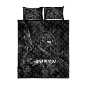 Nut Quilt Bed Set Egyptian Keeper of Souls Celestial Stairway Ascension Path Cosmic Goddess of the Night Sky