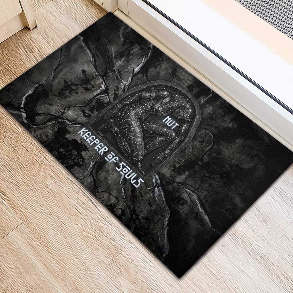 Nut Rubber Doormat Egyptian Keeper of Souls Celestial Stairway Ascension Path Cosmic Goddess of the Night Sky