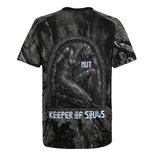 Nut Rugby Jersey Egyptian Keeper of Souls Celestial Stairway Ascension Path Cosmic Goddess of the Night Sky