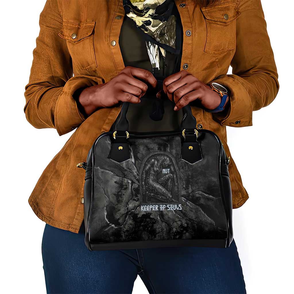 Nut Shoulder Handbag Egyptian Keeper of Souls Celestial Stairway Ascension Path Cosmic Goddess of the Night Sky