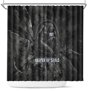 Nut Shower Curtain Egyptian Keeper of Souls Celestial Stairway Ascension Path Cosmic Goddess of the Night Sky
