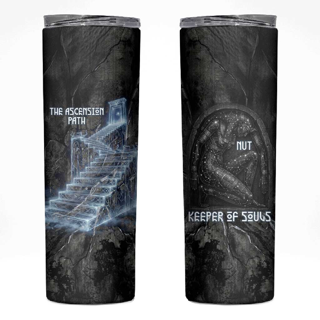 Nut Skinny Tumbler Egyptian Keeper of Souls Celestial Stairway Ascension Path Cosmic Goddess of the Night Sky