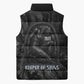 Nut Sleeveless Puffer Jacket Egyptian Keeper of Souls Celestial Stairway Ascension Path Cosmic Goddess of the Night Sky