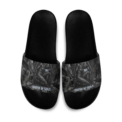 Nut Slide Sandals Egyptian Keeper of Souls Celestial Stairway Ascension Path Cosmic Goddess of the Night Sky