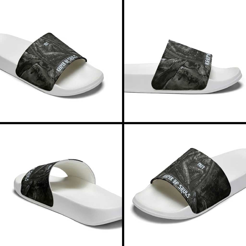 Nut Slide Sandals Egyptian Keeper of Souls Celestial Stairway Ascension Path Cosmic Goddess of the Night Sky